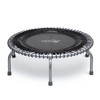 JumpSport 350 PRO Fitness Trampoline, Cardio Workout, No-Tip Arched Legs Home Gym Equipment, Adjustable Bungees & 60 Day Trial Video, 39", Graphite - 2 of 4