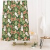 Deny Designs Lathe & Quill Sweet Christmas Cookies On Green Shower Curtain - 2 of 3