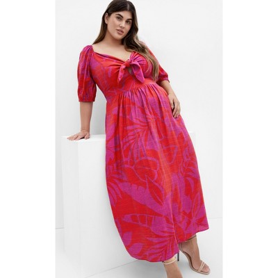 Women's Plus Size Bella Print Maxi Dress - print | CITY CHIC