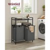 VASAGLE Laundry Hamper, Laundry Basket, Laundry Sorter with 2 Pull-Out and Removable Bags - 2 of 4