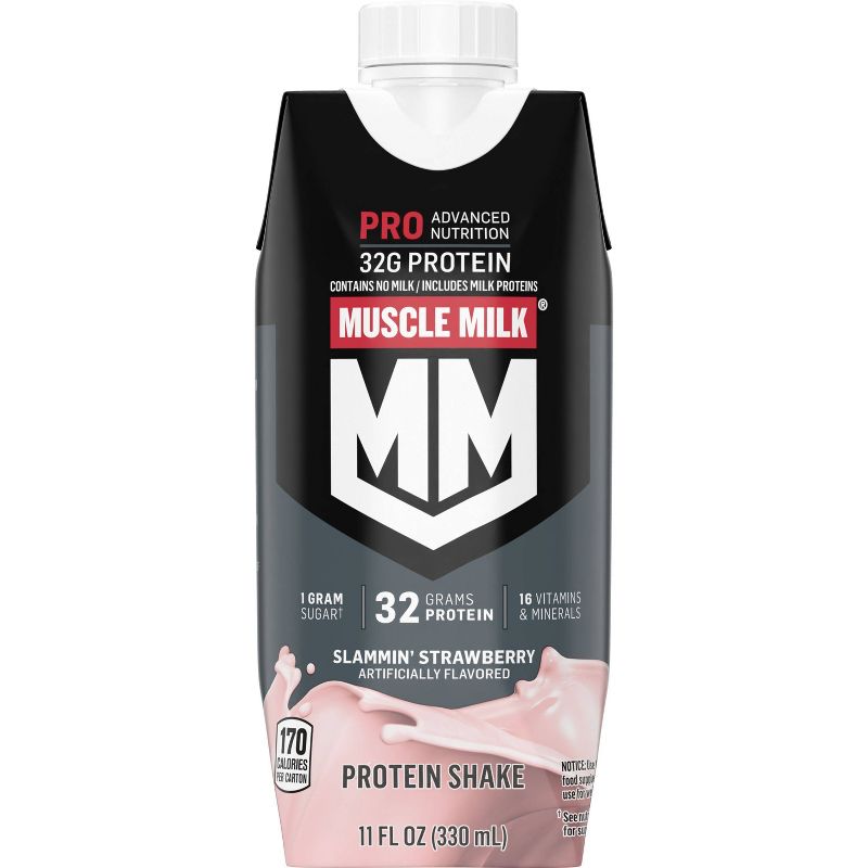 Muscle Milk Protein Shake - Strawberry - 11 fl oz/4pk, 4 of 6
