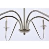 Elegant Lighting Rohan 42 inch chandelier in polished nickel - 4 of 4