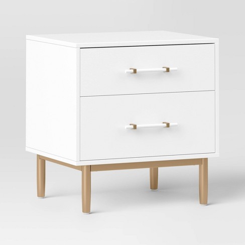 White nightstand hot sale target