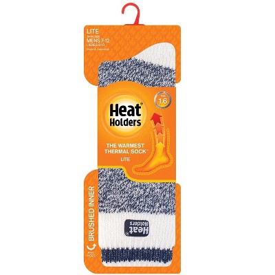 Heat Holder® Men's Cream Block Twist Lite™ Socks