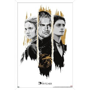 Trends International Netflix The Witcher Season 2 - Trio Framed Wall Poster Prints - 1 of 4