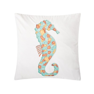 C&F Home 18" x 18" Grand Seahorse Pillow