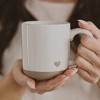 Sweet Water Decor Heart Stoneware Coffee Mug -14oz - 3 of 3