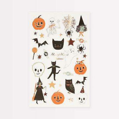 Meri Meri It's Halloween! Temporary Tattoos (Pack of 2)