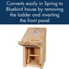 Woodlink Kiln-Dried Natural Cedar Wood Birdhouse Box for Winter Roosting and Shelter with Included Mounting Screws for Backyard Birds, Brown - 2 of 4