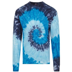 DARESAY Long Sleeve Tie Dye T-Shirt, For Men, Women And Teens (Up to 5XL) - 1 of 4