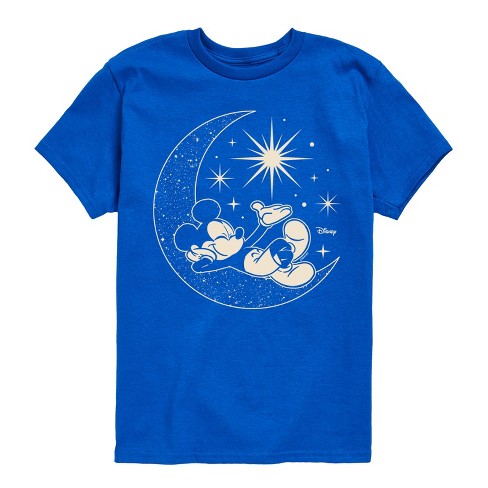 Boys' - Disney - Mickey On Celestial Moon Short Sleeve Graphic T-Shirt - image 1 of 4