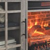 TOBILI 55 inch TV Media Stand with Fireplace Inserts Heater,Gray Wash Color - 3 of 4