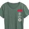 Women's - Star Wars - Darth Vader Icons Short Sleeve Graphic T-Shirt - 2 of 4