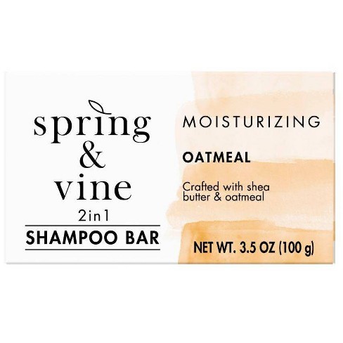 Spring Vine Oatmeal Moisturizing 2 In 1 Shampoo Bar 3 5oz Target