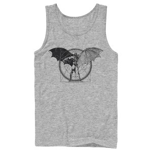 Men's Batman Caped Crusader Schematics Tank Top - 1 of 4