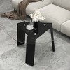 Tangkula Round Coffee Table Modern Tempered Glass Top Accent Table w/ Transparent Tabletop - 4 of 4
