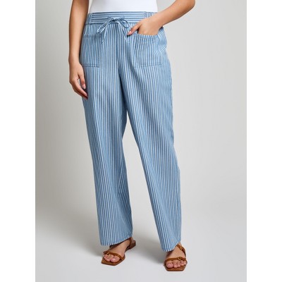 Jones New York Drawstring Patch Pocket Pull-On Pant