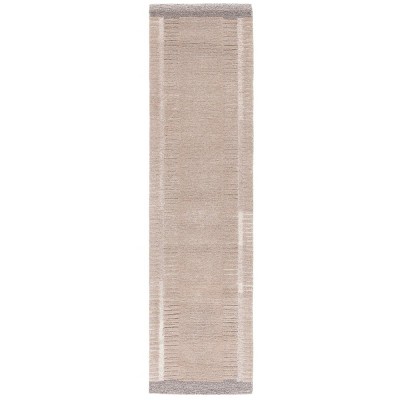 Ebony EBN607 Hand Tufted Runner Rug - Beige/Ivory - 2'3"x9' - Safavieh.