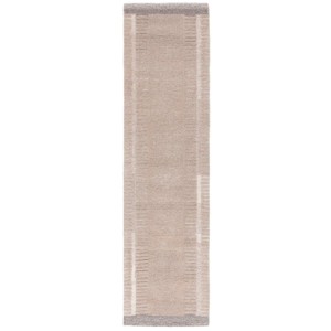 Ebony EBN607 Hand Tufted Runner Rug - Beige/Ivory - 2'3"x9' - Safavieh. - 1 of 4