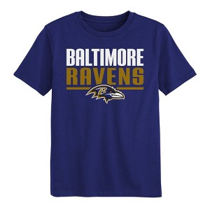 NFL Baltimore Ravens Boys' Short Sleeve Cotton T-Shirt - 1 of 1