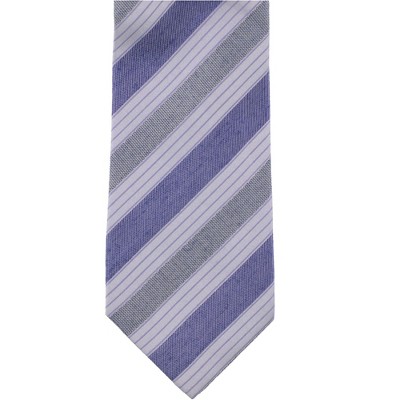 Kenneth Cole Mens Touch Stripe Self-tied Necktie
