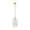 Savoy House Isla Blanca 1 - Light Pendant in  Warm Brass - 2 of 3