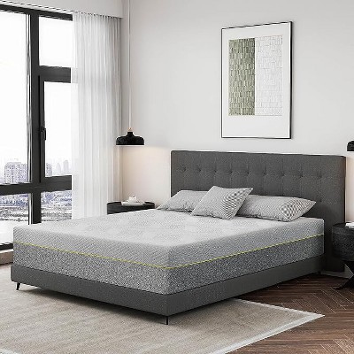 BAFODE 12 Inch Queen Mattress, Green Tea Memory Mattress in a Box, CertiPUR-US Certified Fibreglass Free Double Mattress, Medium, 60"x80"