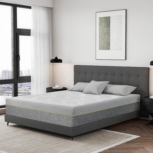 BAFODE 12 Inch Queen Mattress, Green Tea Memory Mattress in a Box, CertiPUR-US Certified Fibreglass Free Double Mattress, Medium, 60"x80" - 1 of 1