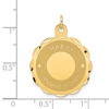 Black Bow Jewelry 14k Yellow Gold Happy Anniversary Circle Charm or Pendant, 22mm - 4 of 4