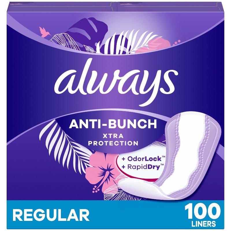 Always Anti-Bunch Xtra Protection Liners, 1 of 10