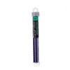 John Bead Czech Glass Seed Beads 8/0, Terra Intensive Purple (22g Vial) - 2 of 2