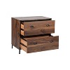 Saint Birch Bombay 2-Drawer Lateral File Cabinet, Walnut - 3 of 4
