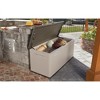 Lifetime 130 Gallon Deck Box, Tan (60012) - 2 of 4