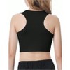 Mocamel Girl's 4 Pieces Round Neck Vest Short Knitted Sleeveless Summer Casual Top Breathable Casual Style - 2 of 4