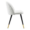 Modway Cordial Upholstered Fabric Dining Chairs - Set of 2 - 4 of 4
