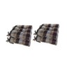 Allspice Harris Plaid Woven Plaid Chair Pads with Tiebacks (Set Of 4) -  Essentials