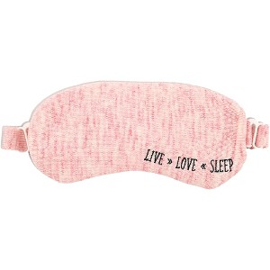 Pavilion Gift Company - Love - Knitted Eye Pillow Hot or Cold Gel Compress - Therapy Device Accessories and Parts - 1 of 4