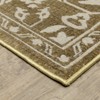 Oriental Weavers Intrigue INT11 Gold/ Beige Indoor Area Rug - 2'3" x 7'6" - 2 of 4