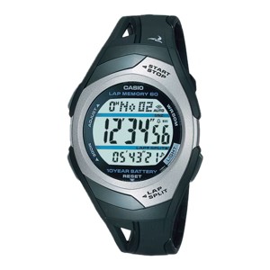 Casio Women's Running Digital Watch with Green Band - STR-300C-1V - 1 of 2