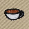 Dalix Lil Coffee Embroidered Cotton Summer Food Outdoor Bucket Hat Womens - 2 of 4