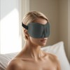 Unique Bargains Breathable Elastic Band 3D Sleep Mask 1 Pc - 2 of 4