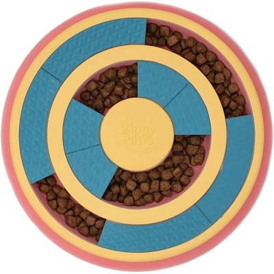 ZippyPaws - Interactive Dog Puzzle Toy - SmartyPaws Puzzler Feeder Bowl - Wagging Wheel