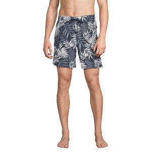 Lands' End Men's 7 Inch Volley Hydroliner Swim Trunks - 1 of 4