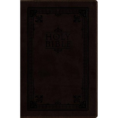 Side-By-Side Bible-PR-NIV/MS Large Print - by  Zondervan (Leather Bound)