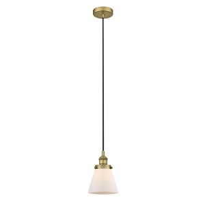 Cone - 1 Light Mini Pendant In Industrial Style-9.5 Inches Tall and 6.25 Inches Wide - 1 of 1