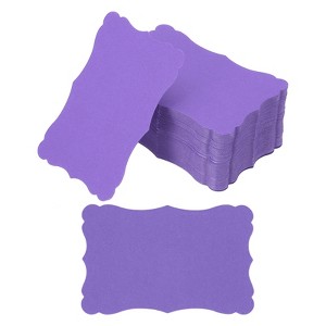 Unique Bargains Paper Mini DIY Gift Double-sided Blank Index Flash Cards 200 Pcs - 1 of 4