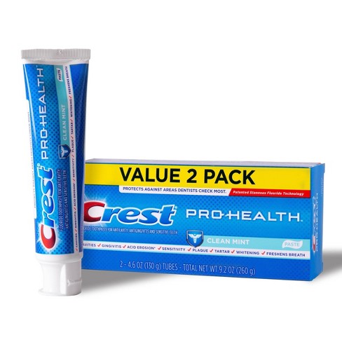 Crest Pro Health Smooth Formula Toothpaste Clean Mint Paste 4 6oz 2pk Target