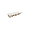 Meridian Furniture,Pavilion Boucle Fabric Bench - 4 of 4
