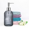Unique Bargains Large Capacity Glass Soap Dispenser With Durable Pump 2 Pcs - 4 of 4