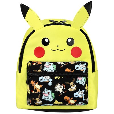Pokémon Backpack for Boys Girls Litten, TeensLarge Rucksack with Pikachu 